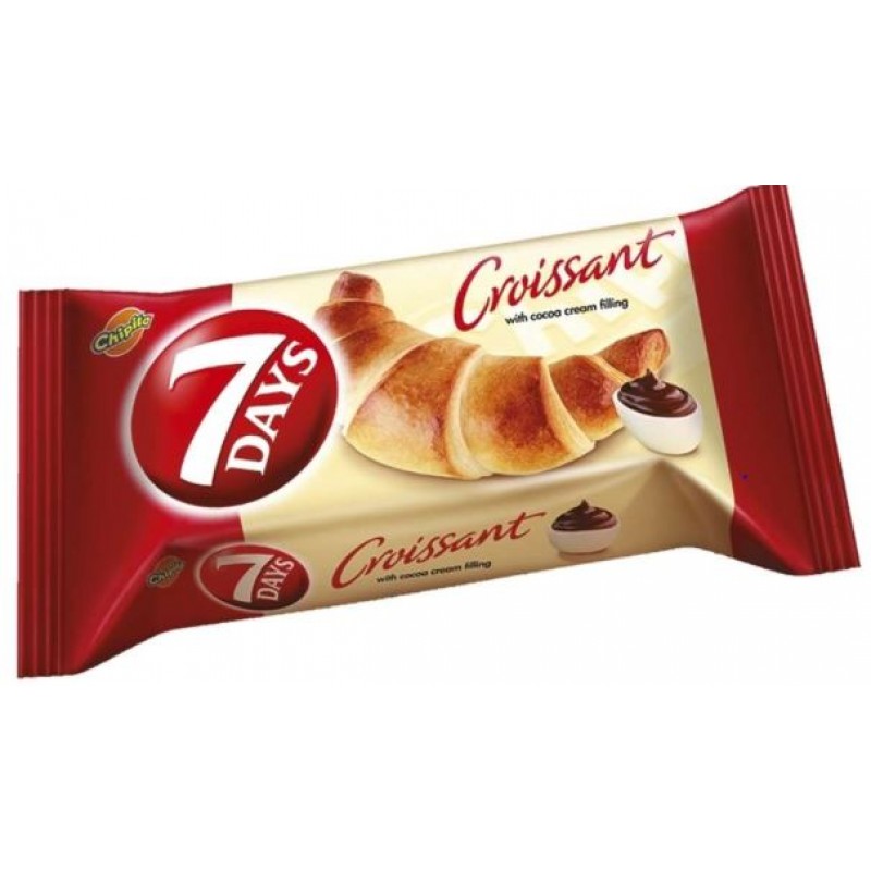 7 Days Croissant Cacao 65g *30