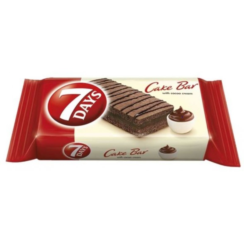 7 Days Cakebar Cacao 32g *16/displ