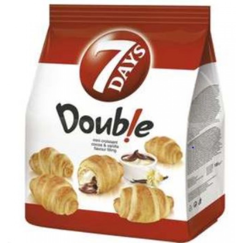 7 Days Mini Double Cacao Vanilie 185g *8