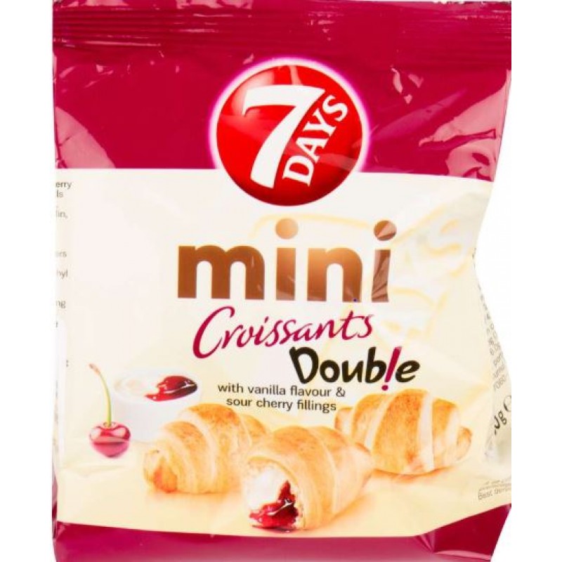 7 Days Mini Double Vanilie visine 185g *8
