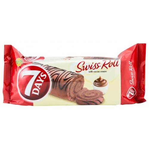 7 Days Swiss Rolls Cacao 200g *10