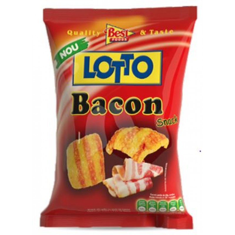 Lotto Snack Bacon 30g *40