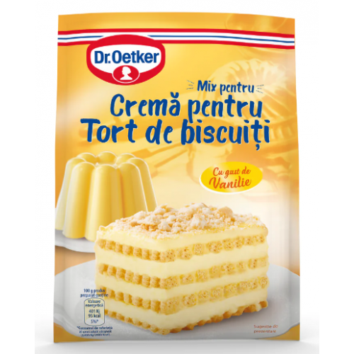 Dr. Oetker Crema vanilie pt. tort biscuiti 70g