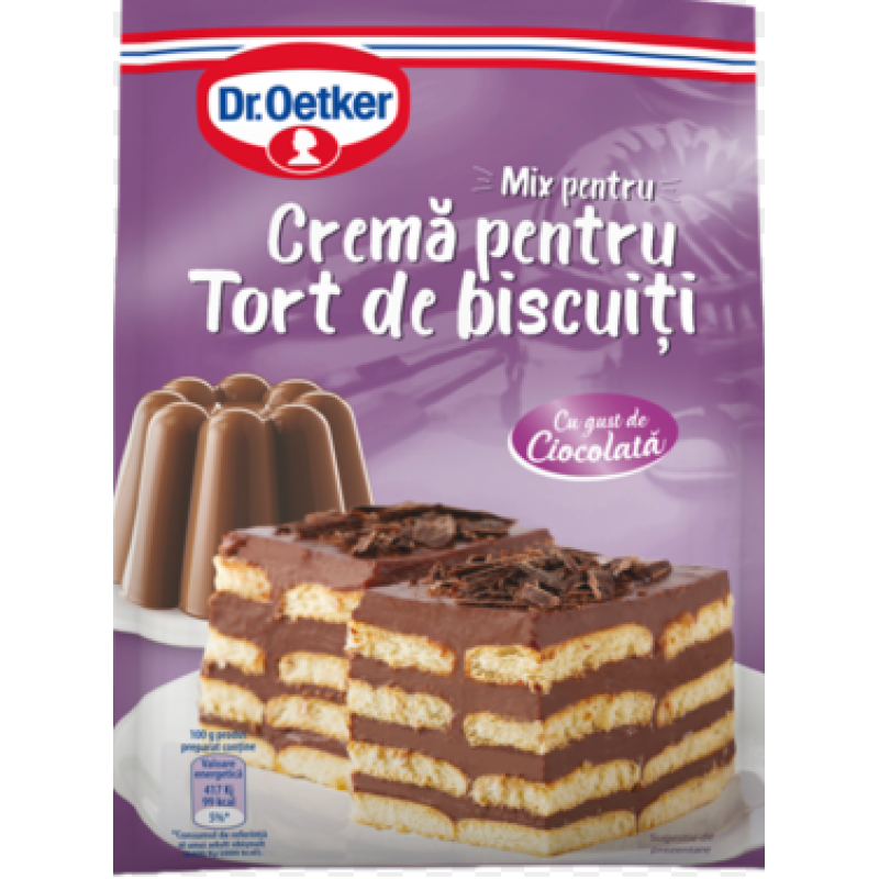 Dr. Oetker Crema ciocolata pt. tort biscuiti 90g