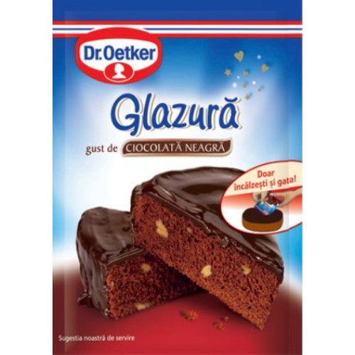 Dr. Oetker Glazura Ciocolata Neagra 100g *15