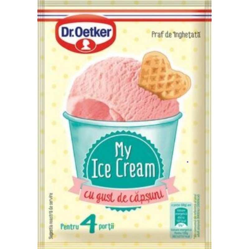 Dr. Oetker Praf De Inghetata Capsuni 60g * 25