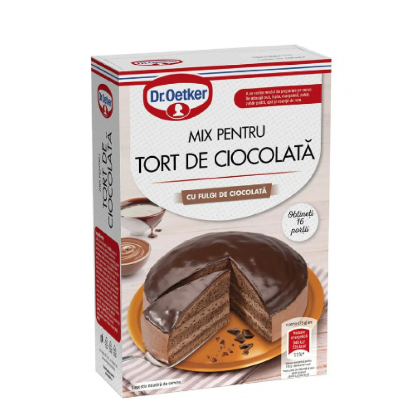 Dr. Oetker Prajitura tort de ciocolata 550g
