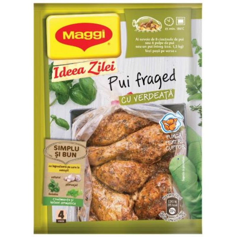 Maggi Ideea Zilei Pui Fraged Verdeata 28g *32