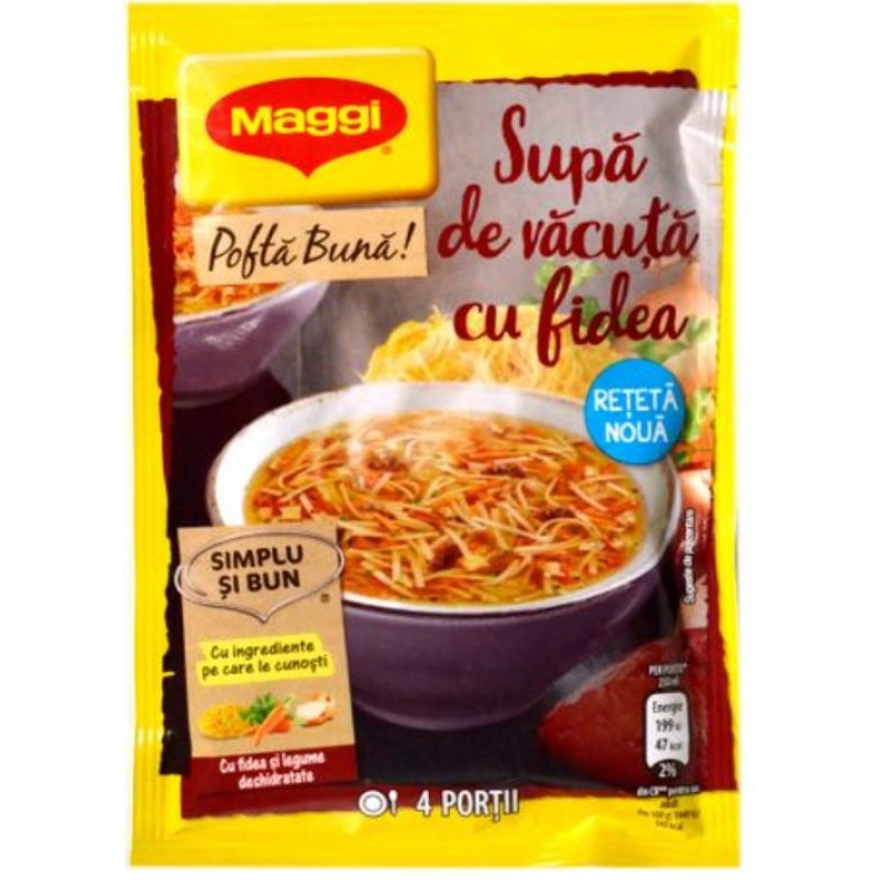 Maggi Supa Vacuta Fidea 49g *18
