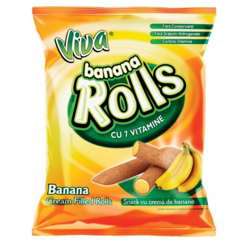Viva Banana rolls 100g *15