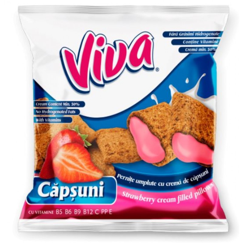 Viva Pernite Capsuni 100g *18
