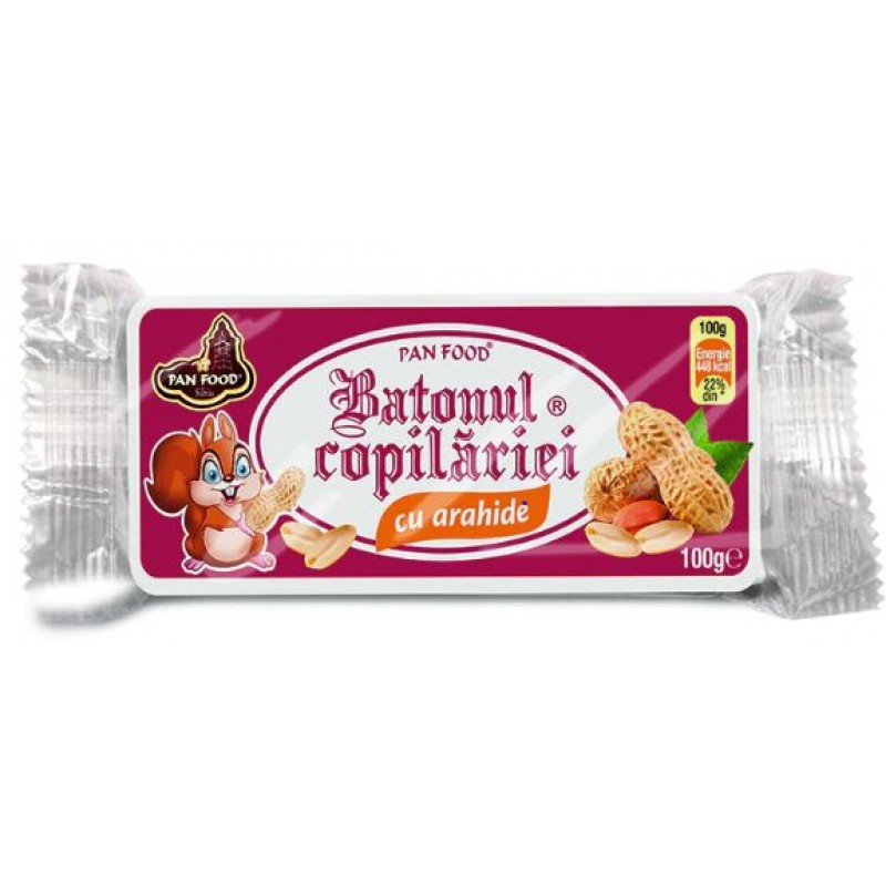 PanFood Batonul Copilariei cu Arahide 100g *30