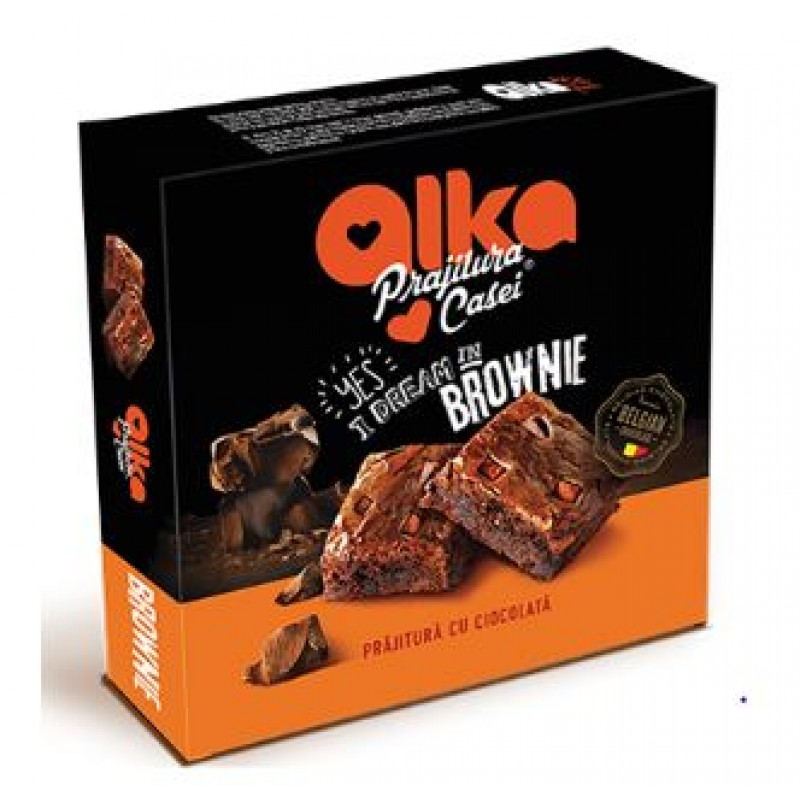 Alka Prajitura Casei Brownie Ciocolata 285g * 8