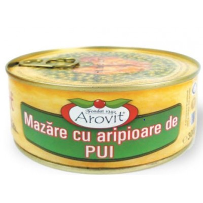 Arovit Mazare cu aripioare de pui 300 g *6