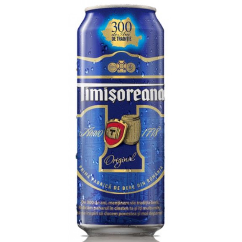 Timisoreana Bere Premium Doza 0.5l *24