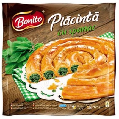 TIPTOP Bonito Placinta rulata cu spanac 800g *12