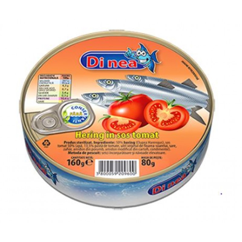 DI NEA Hering in sos tomat 160g EO *30