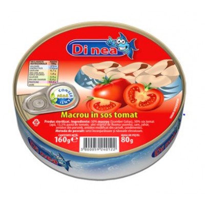 DI NEA Macrou in sos tomat 160g EO *30