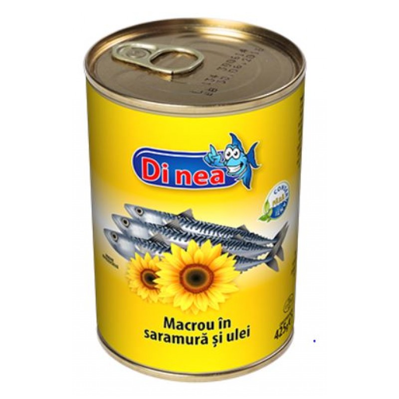 DI NEA Macrou in ulei de floarea soarelui 425g EO *24
