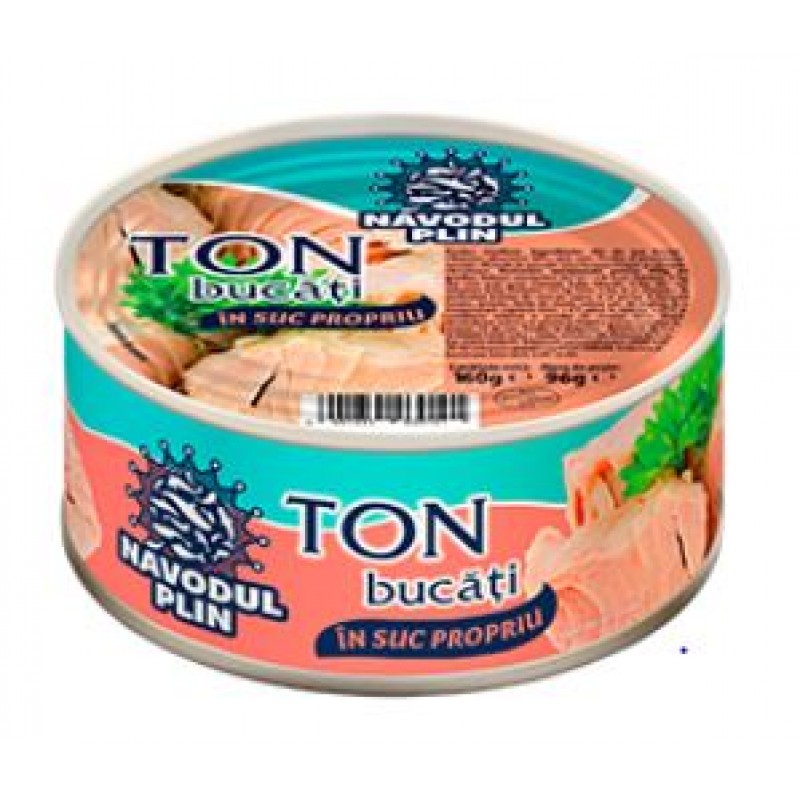NAVODUL PLIN Tuna Sliced 160g EO *36