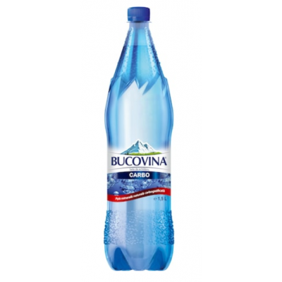 Bucovina Apa minerala naturala carbogazificata 1.5L *6