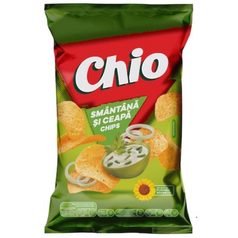 Chio Chips Smântână şi Ceapă 140g *10