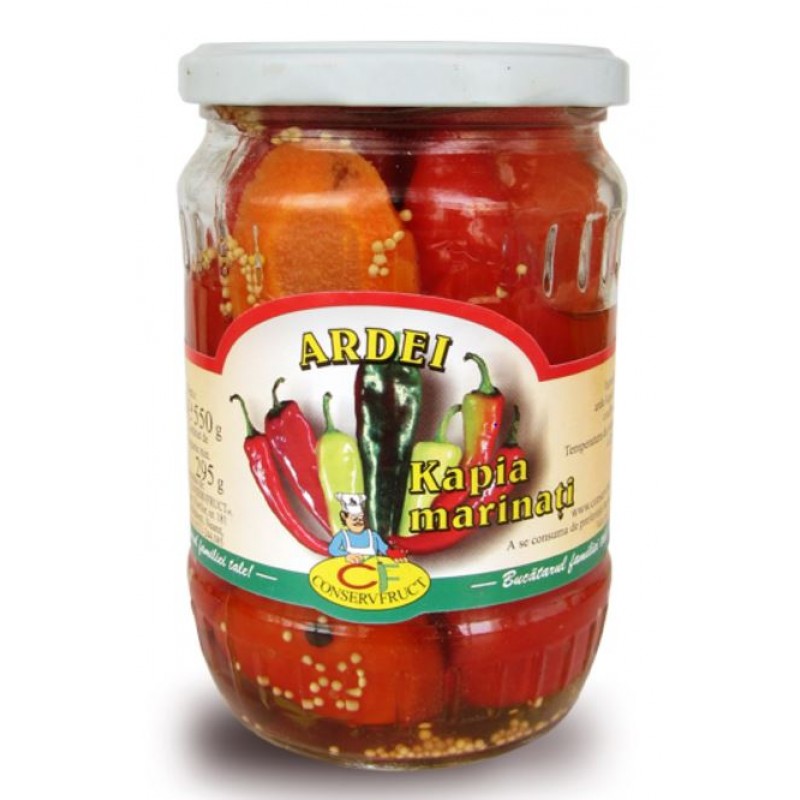 CONSERVFRUCT ARDEI CAPIA MARINATI/PICKL. PEPPERS 720G *6/ P1
