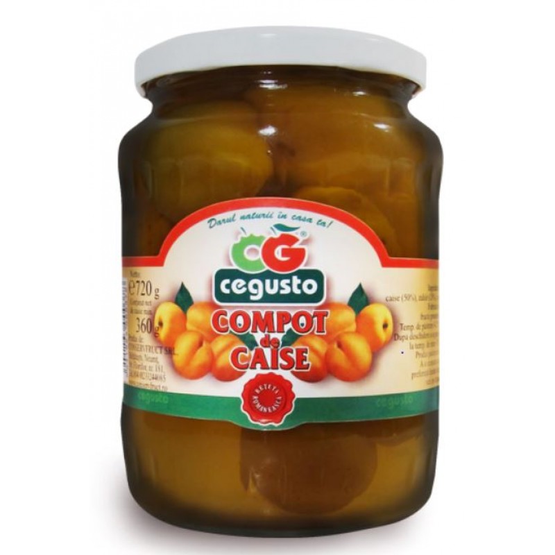 CONSERVFRUCT COMPOT DE CAISE/APRICOT COMP.720G * 6/P112