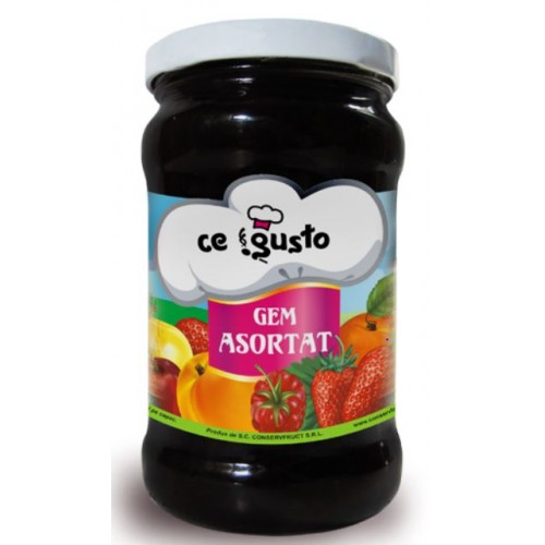 CONSERVFRUCT GEM ASORTAT 370G*8