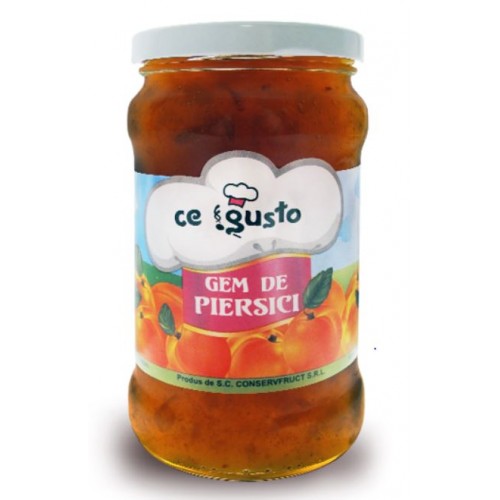 CONSERVFRUCT GEM PIERSICI/ PEACH JAM 370G *8/P140