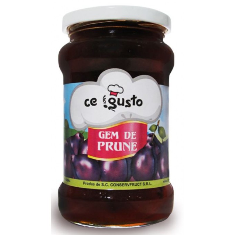 CONSERVFRUCT GEM PRUNE/ PLUM JAM 370G *8/R20/P140