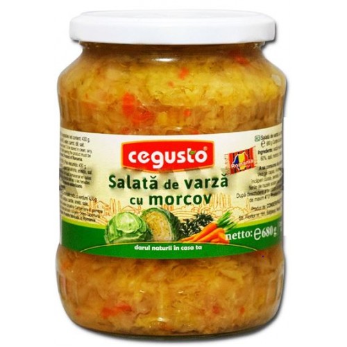 CONSERVFRUCT SALATA VARZA MORCOV/ CAB.CARROT 680G*6/R16/P112