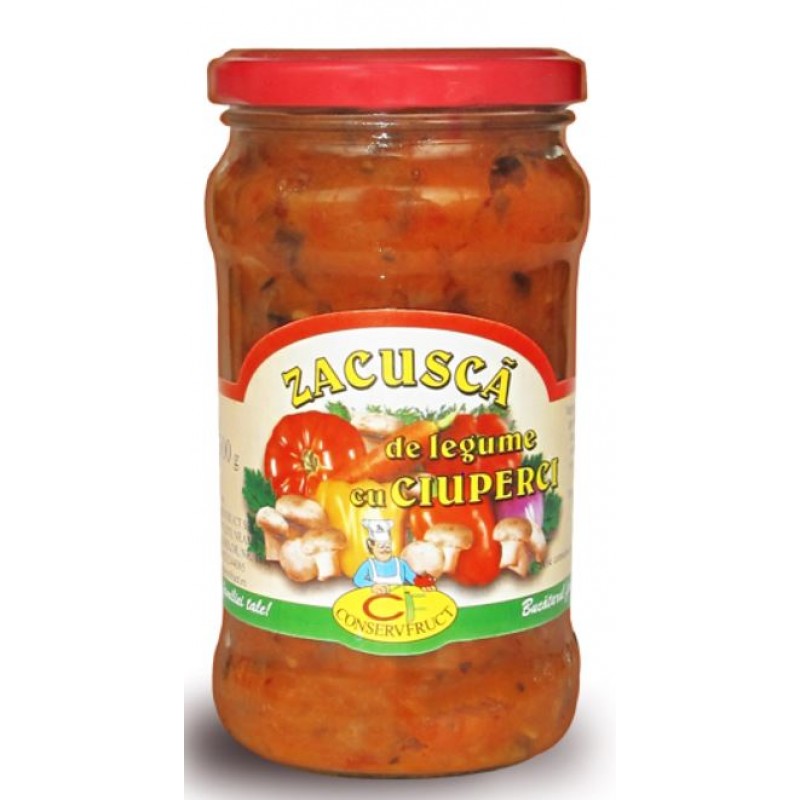 CONSERVFRUCT ZACUSCA CIUPERCI/ VEG.MIX.MUSHR.300G*8/R20/P160