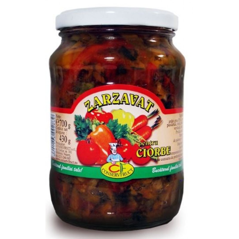 CONSERVFRUCT ZARZAVAT DE CIORBE 720ML/700G *6