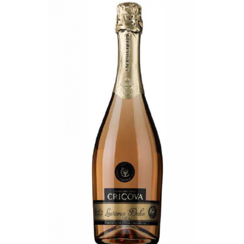 Cricova Spumant Charmat Lacrima Dulce Rose DS 0.75L *6/80