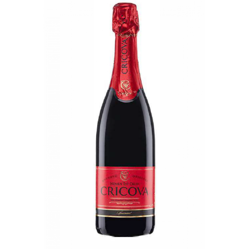 Cricova Spumant Demisec Rosu 0.75L *6/80