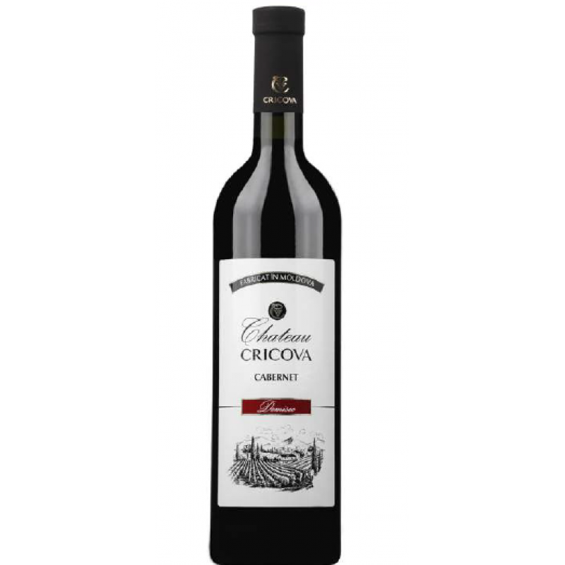 Cricova Chateau Cabernet Sauvignon Rosu DS 0.75L *6/80