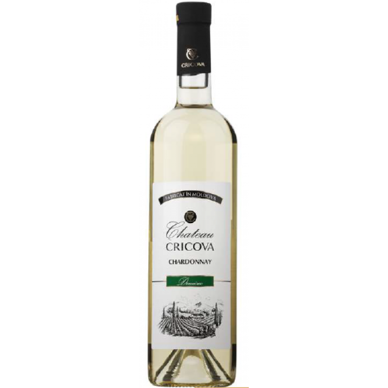 Cricova Chateau Chardonnay Alb DS 0.75L *6/80