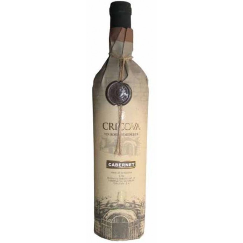 Cricova Hârtie Cabernet Rosu DD 0.75L * 6 /80 