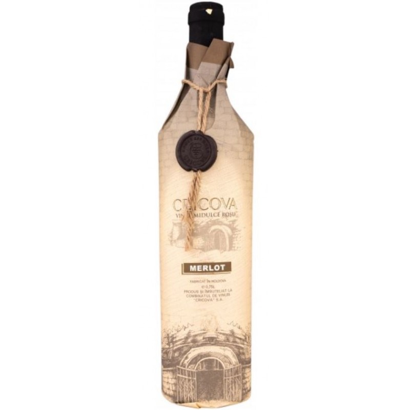 Cricova Hârtie Merlot Rosu DD .75L*6/80 