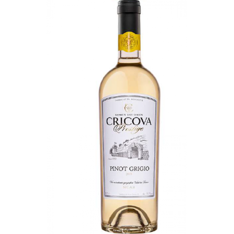 Cricova Prestige Pinot Grigio Alb S 0.75L *6/80