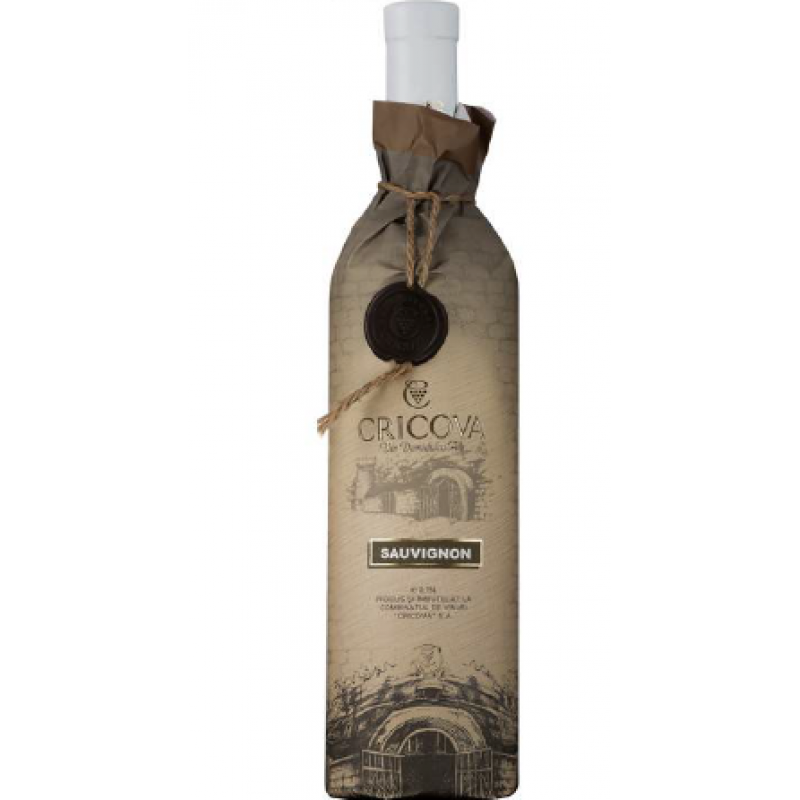 Cricova Hârtie Sauvignon Alb DD 0.75L *6/80 