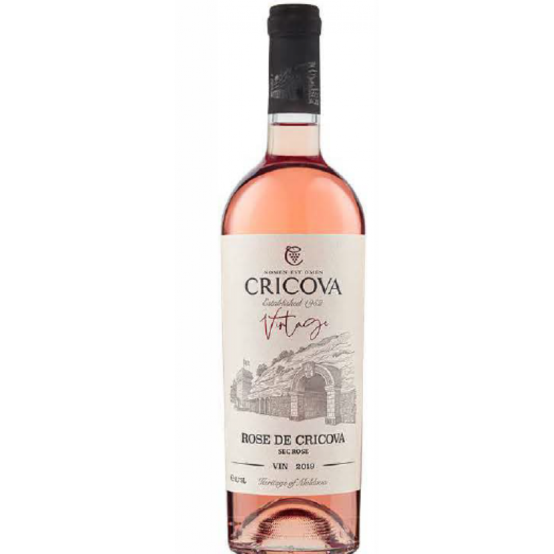 Cricova Vintage Rose de Cricova S  0.75L *6/80