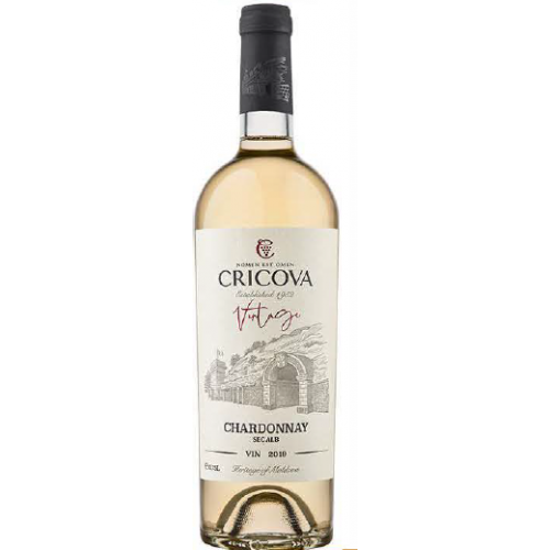 Cricova Vintage Chardonnay Alb S 0.75L *6/80