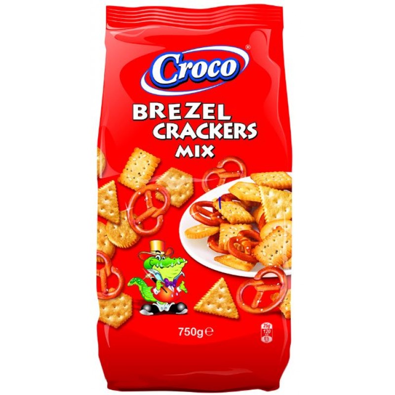 Croco Mix Crackers&Brezel 750g *4