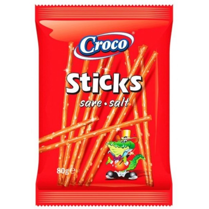 Croco Sticks Sare 80g *32