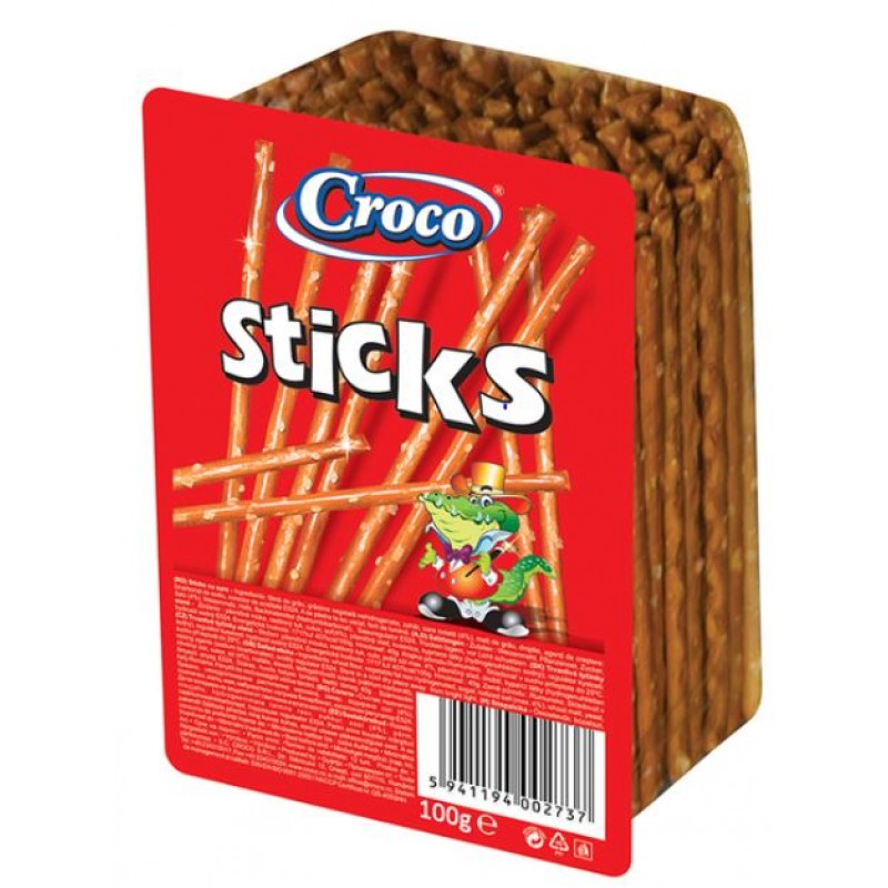 Croco Sticks Sare 100g *16