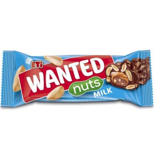 Eti Wanted Nuts Milk 45g *16/Displ*4