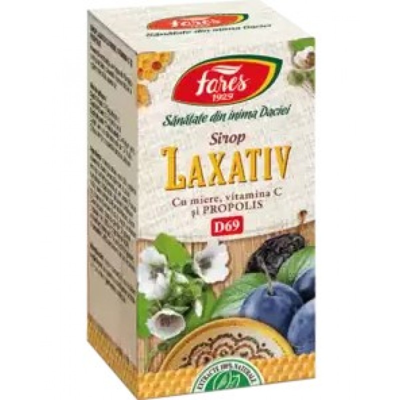 Fares Sirop Laxativ Miere & Propolis 100ML*24