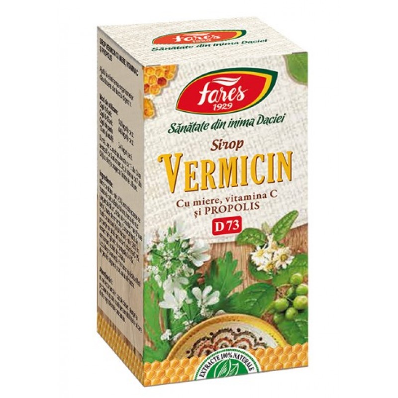 Fares Sirop Vermicin Miere si Propolis 100ML*24